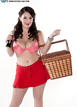 Bikini Picnic Big Tits Models